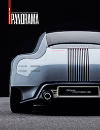 Image of the back of the latest Porsche 357 concept.