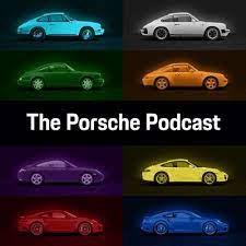 Image of 8 vintage porsches in bright vibrant colors with a halo effect.